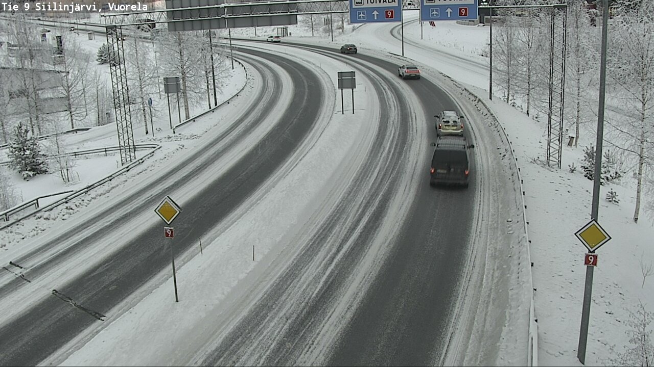 Weather Camera Image Väg 9 Siilinjärvi, Vuorela, Siilinjärvi, Pohjois-Savo