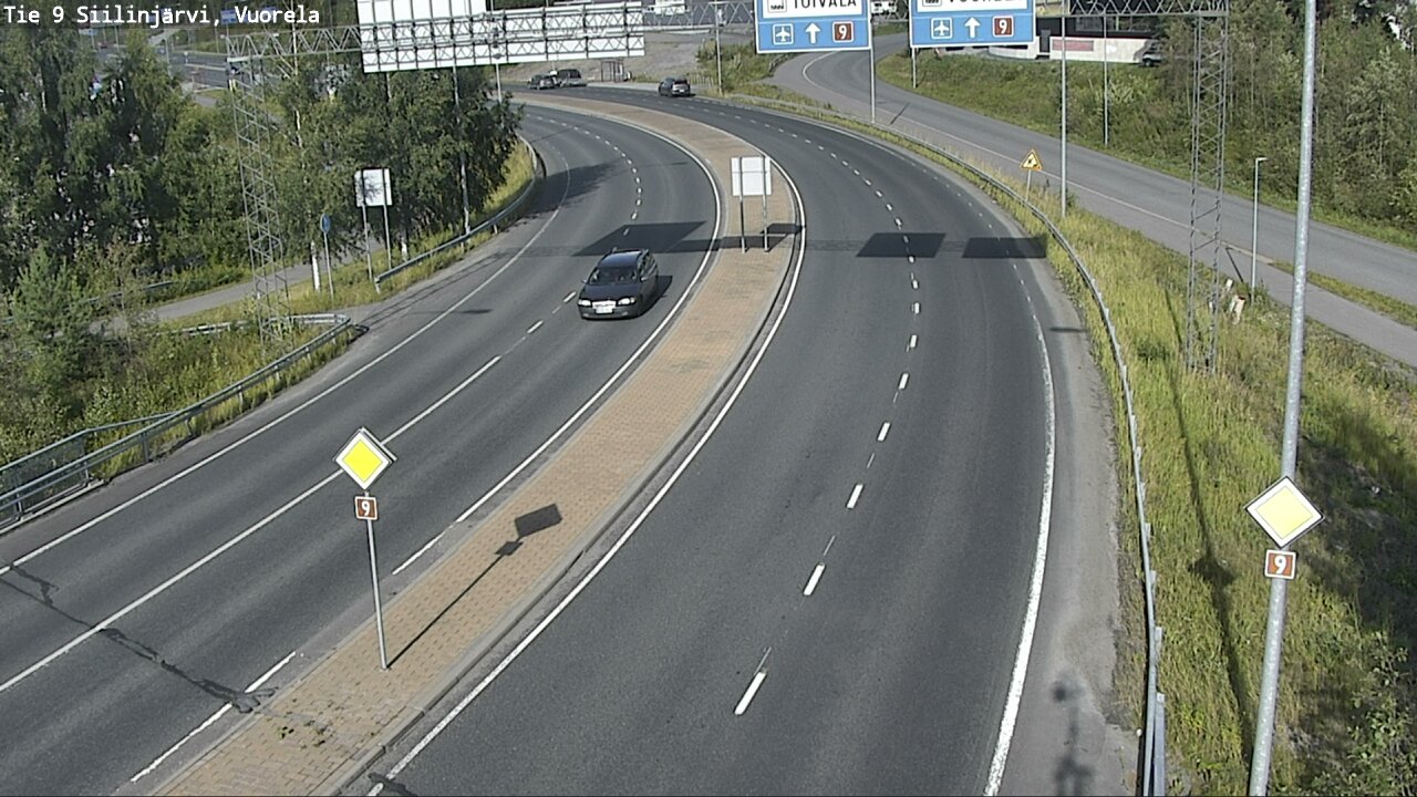 Weather Camera Image Väg 9 Siilinjärvi, Vuorela, Siilinjärvi, Pohjois-Savo