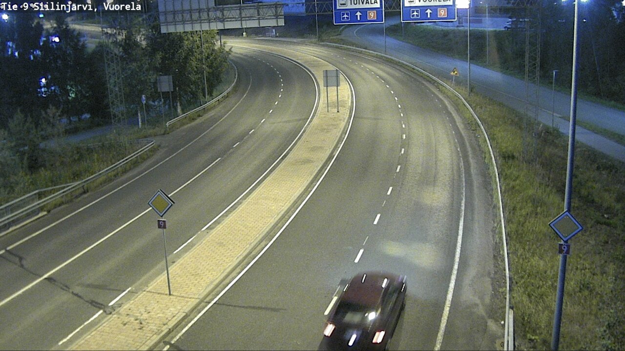 Weather Camera Image Väg 9 Siilinjärvi, Vuorela, Siilinjärvi, Pohjois-Savo