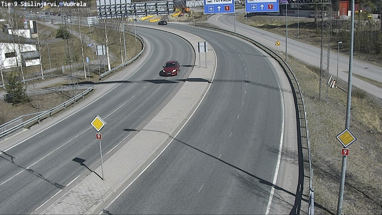 Weather Camera Image Väg 9 Siilinjärvi, Vuorela, Siilinjärvi, Pohjois-Savo