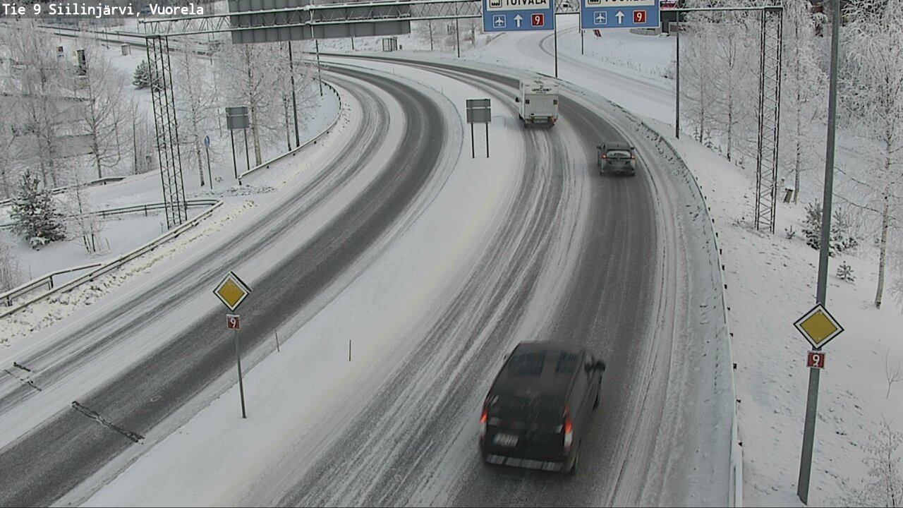 Weather Camera Image Road 9 Siilinjärvi, Vuorela, Siilinjärvi, Pohjois-Savo