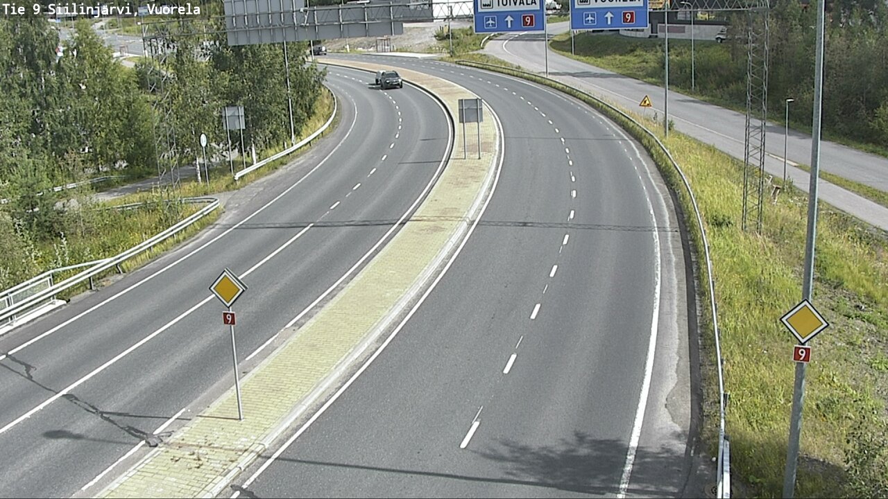 Weather Camera Image Väg 9 Siilinjärvi, Vuorela, Siilinjärvi, Pohjois-Savo