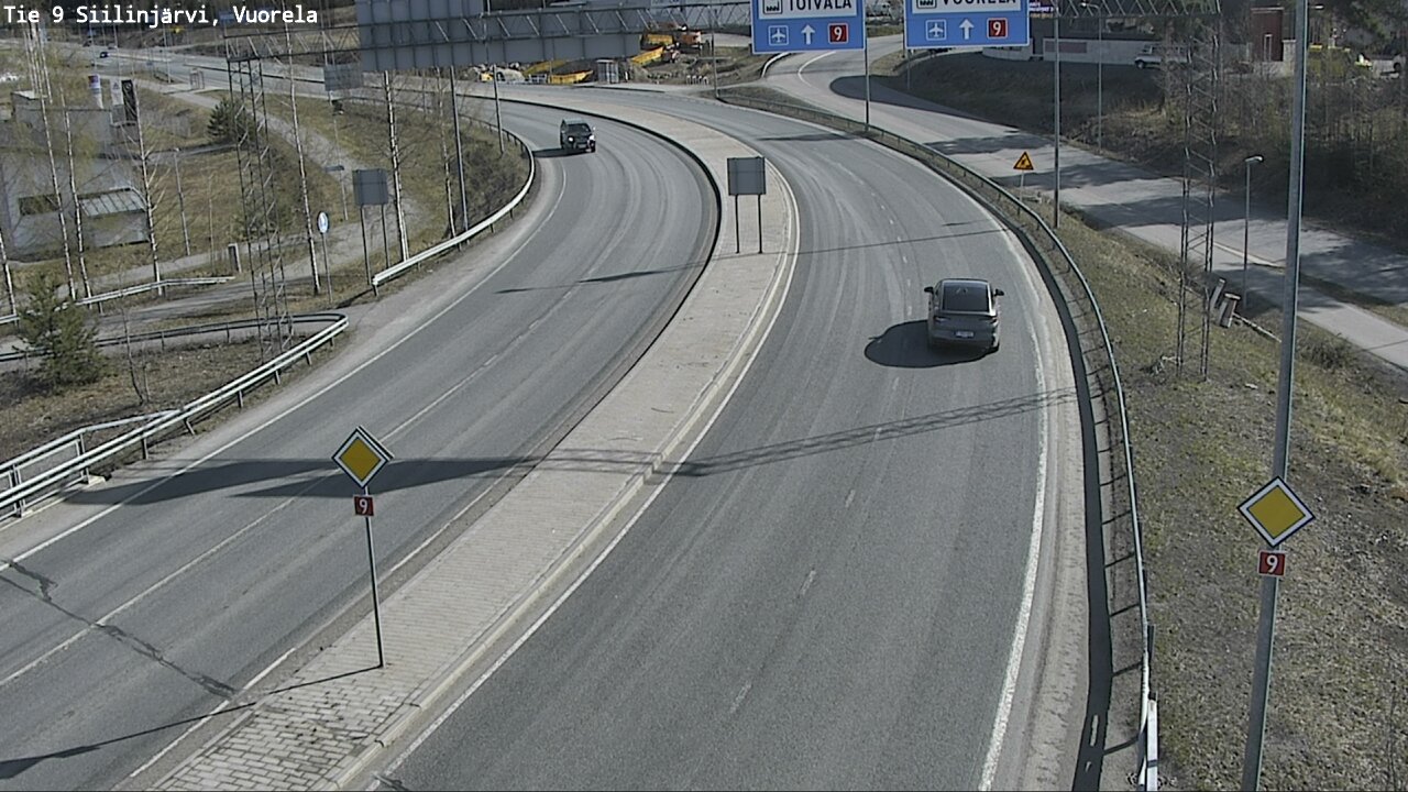 Weather Camera Image Väg 9 Siilinjärvi, Vuorela, Siilinjärvi, Pohjois-Savo
