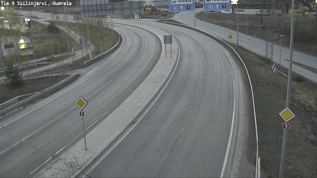 Weather Camera Image Road 9 Siilinjärvi, Vuorela, Siilinjärvi, Pohjois-Savo