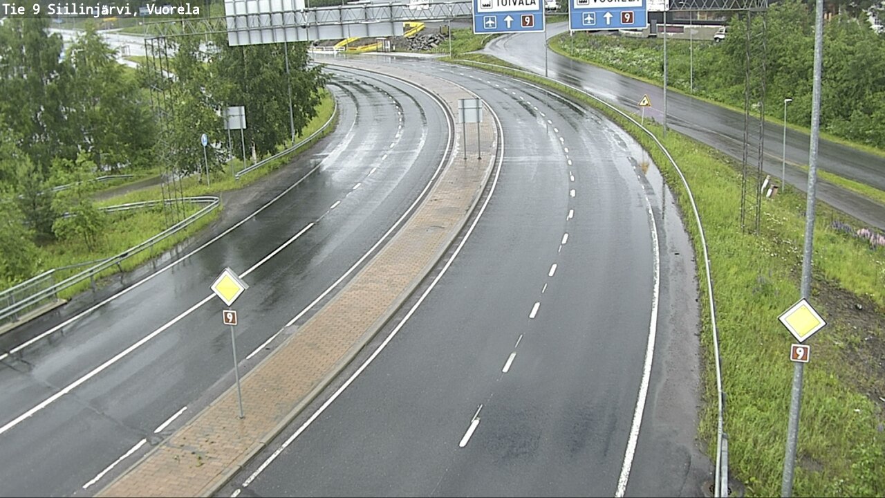 Weather Camera Image Road 9 Siilinjärvi, Vuorela, Siilinjärvi, Pohjois-Savo