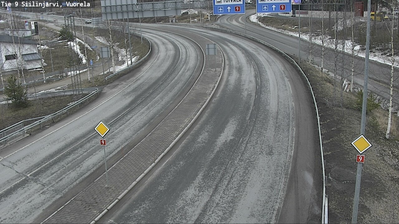 Weather Camera Image Road 9 Siilinjärvi, Vuorela, Siilinjärvi, Pohjois-Savo