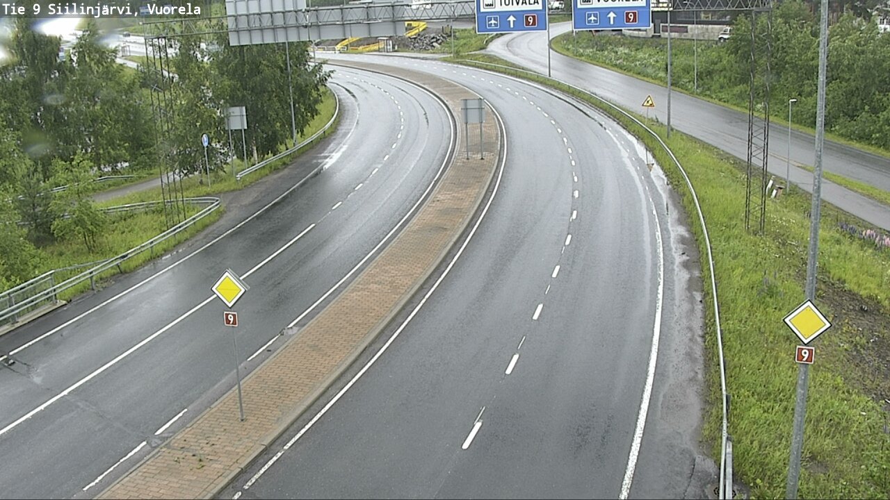 Weather Camera Image Väg 9 Siilinjärvi, Vuorela, Siilinjärvi, Pohjois-Savo