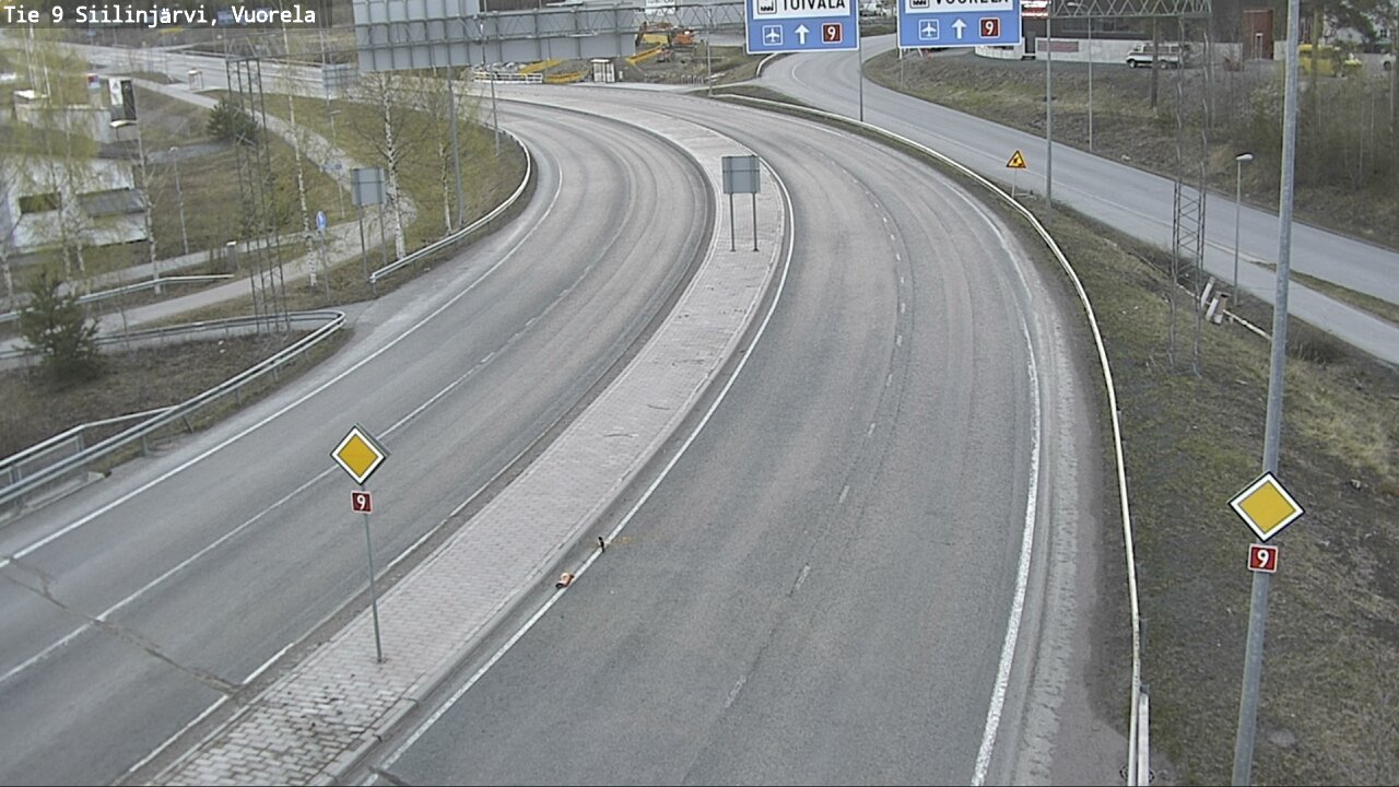 Kelikamerat Kuva Tie 9 Siilinjärvi, Vuorela, Siilinjärvi, Pohjois-Savo