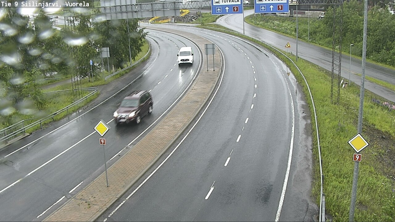 Weather Camera Image Väg 9 Siilinjärvi, Vuorela, Siilinjärvi, Pohjois-Savo