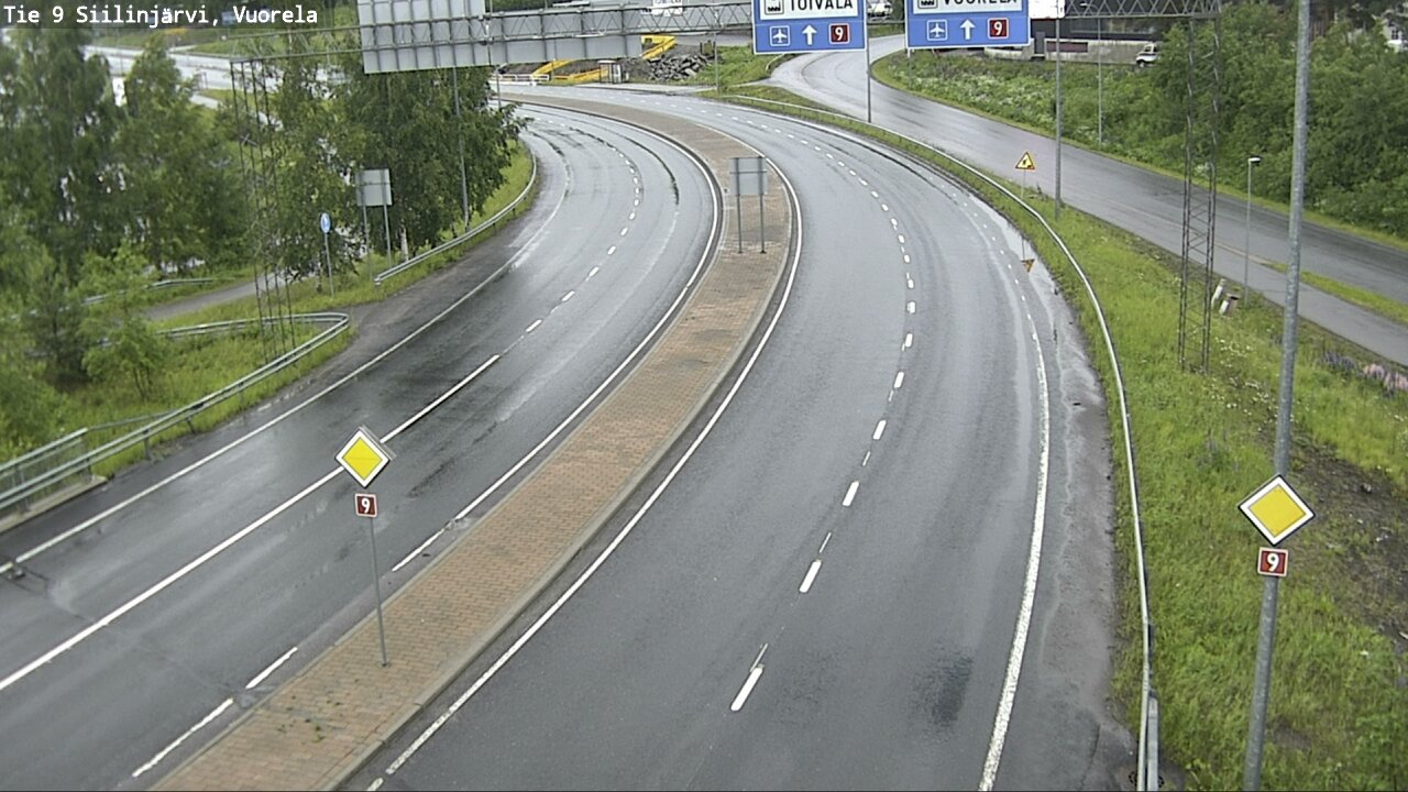 Weather Camera Image Road 9 Siilinjärvi, Vuorela, Siilinjärvi, Pohjois-Savo