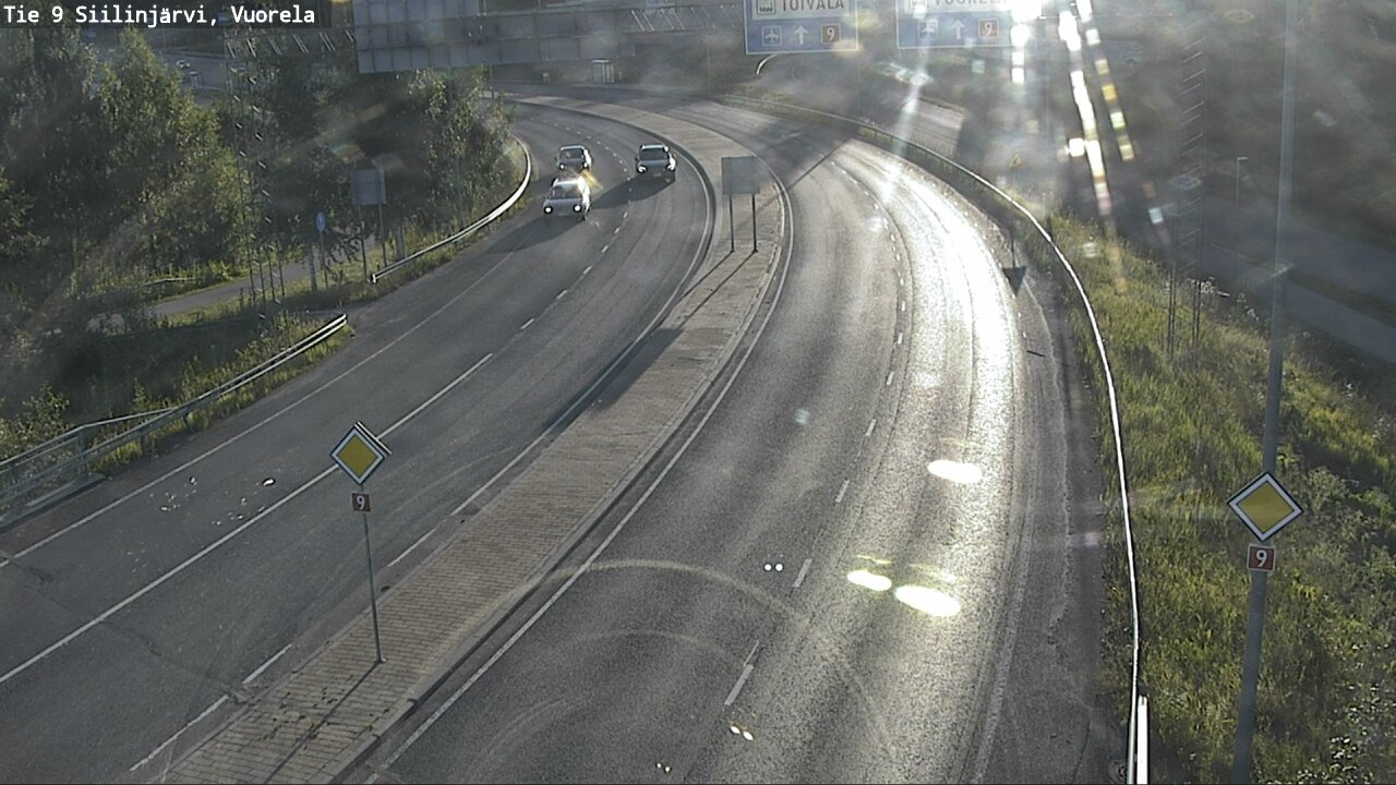 Weather Camera Image Väg 9 Siilinjärvi, Vuorela, Siilinjärvi, Pohjois-Savo