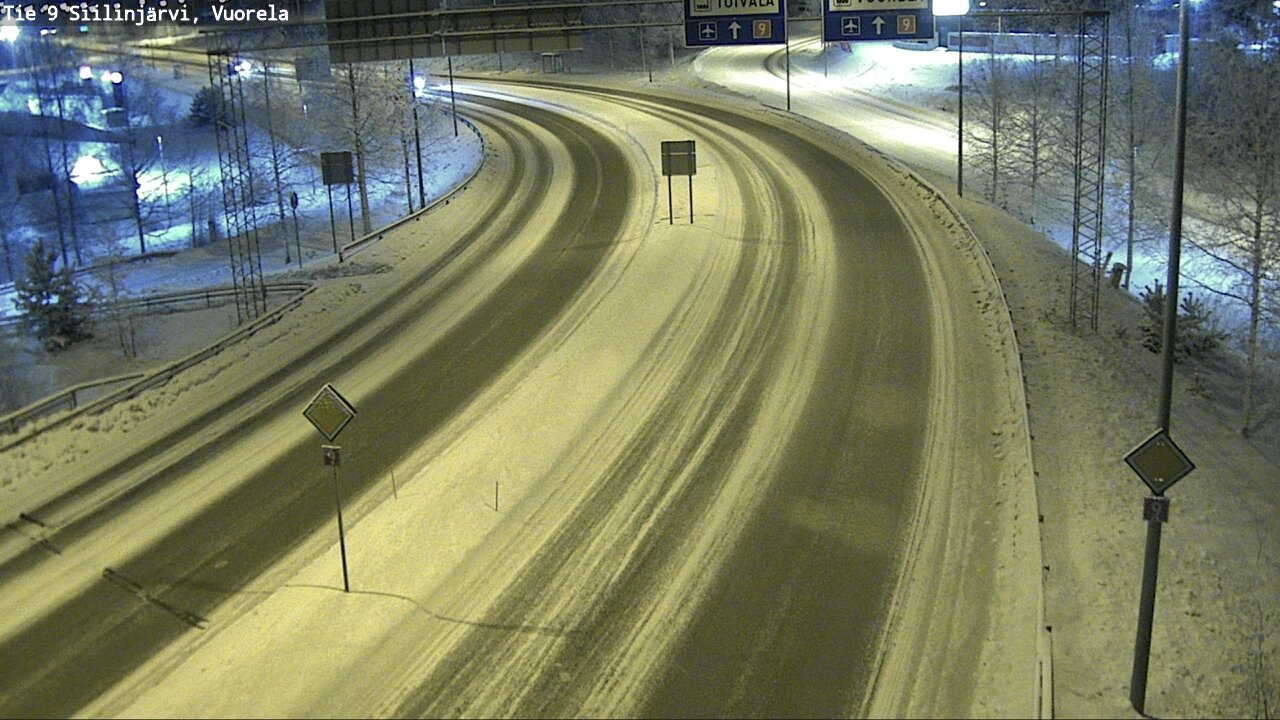 Weather Camera Image Väg 9 Siilinjärvi, Vuorela, Siilinjärvi, Pohjois-Savo
