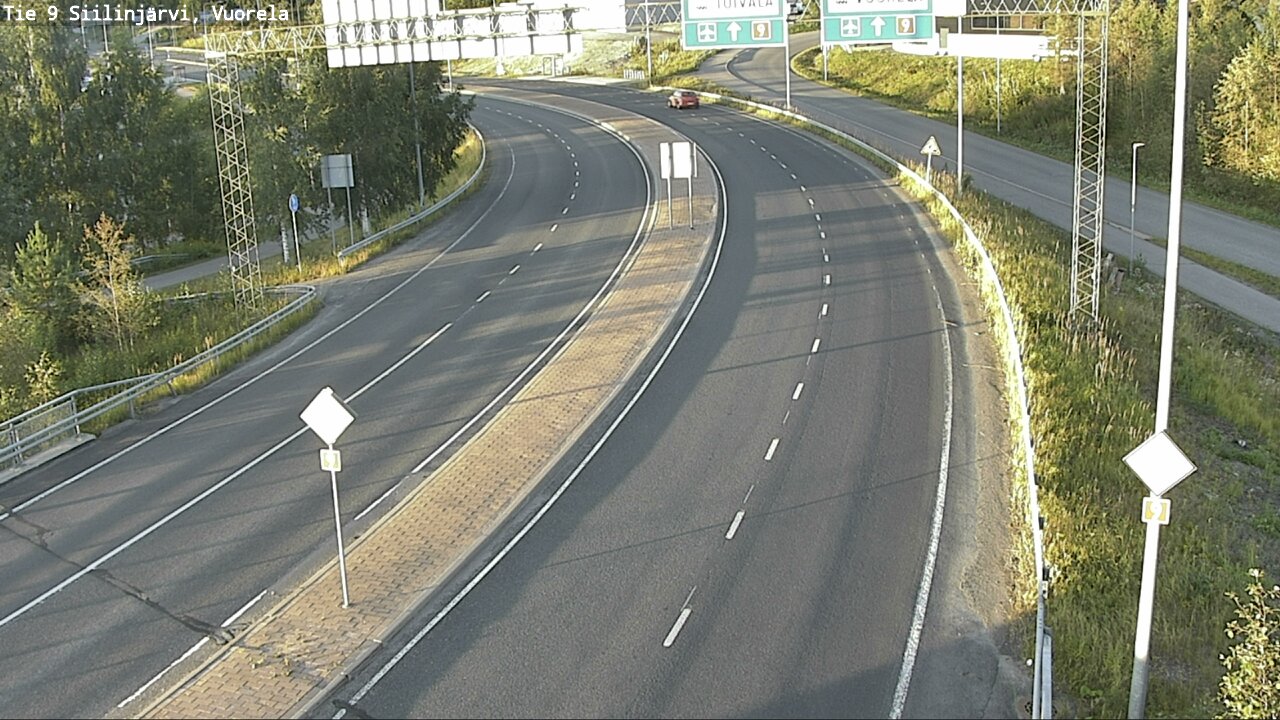 Weather Camera Image Väg 9 Siilinjärvi, Vuorela, Siilinjärvi, Pohjois-Savo