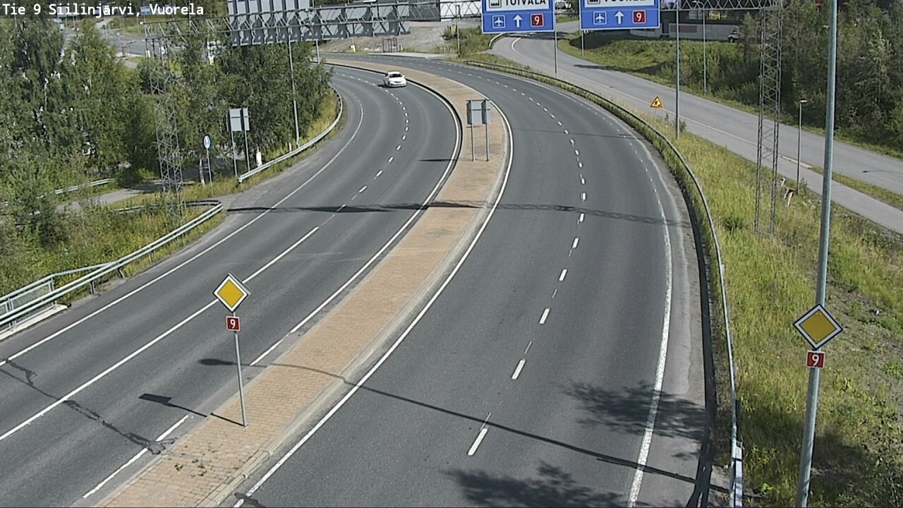Weather Camera Image Väg 9 Siilinjärvi, Vuorela, Siilinjärvi, Pohjois-Savo