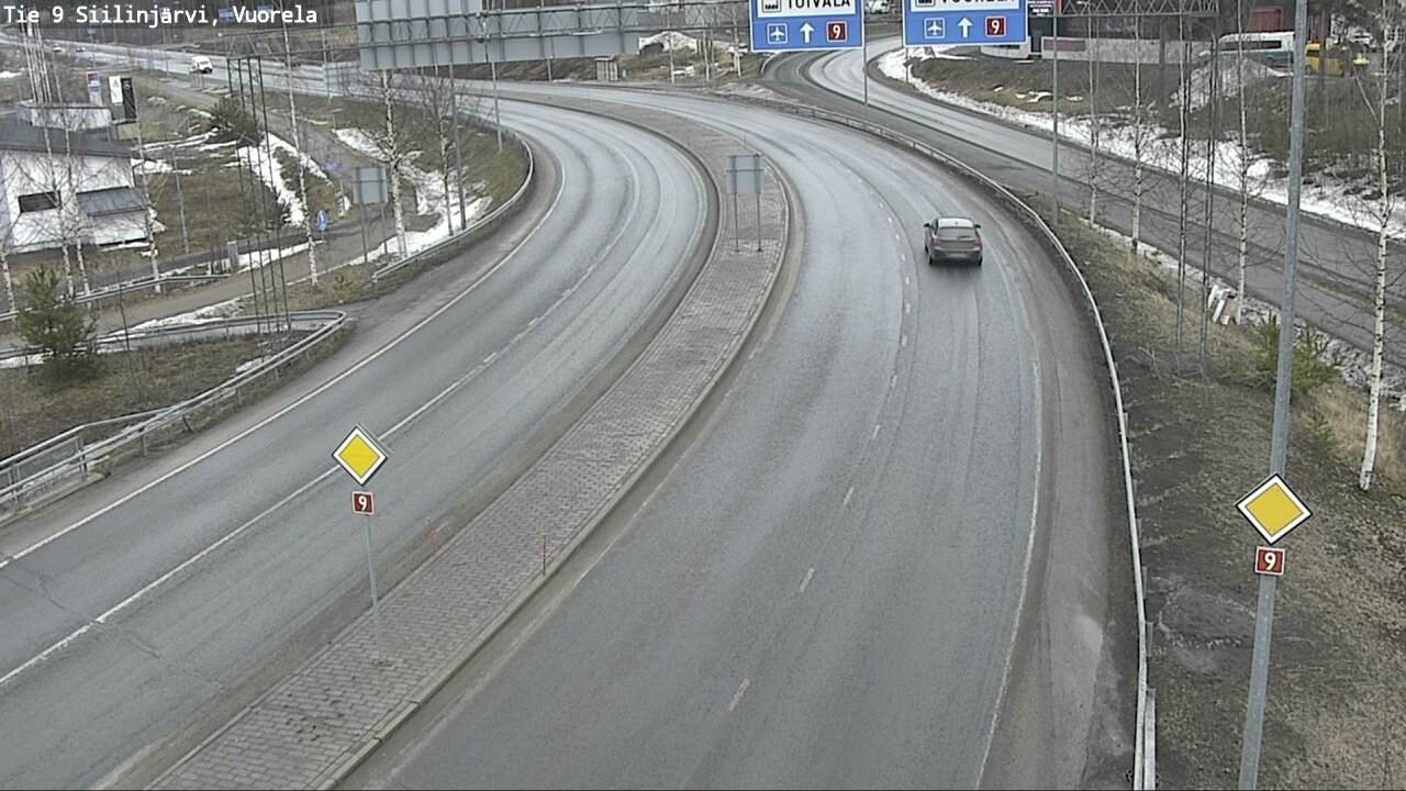 Weather Camera Image Road 9 Siilinjärvi, Vuorela, Siilinjärvi, Pohjois-Savo