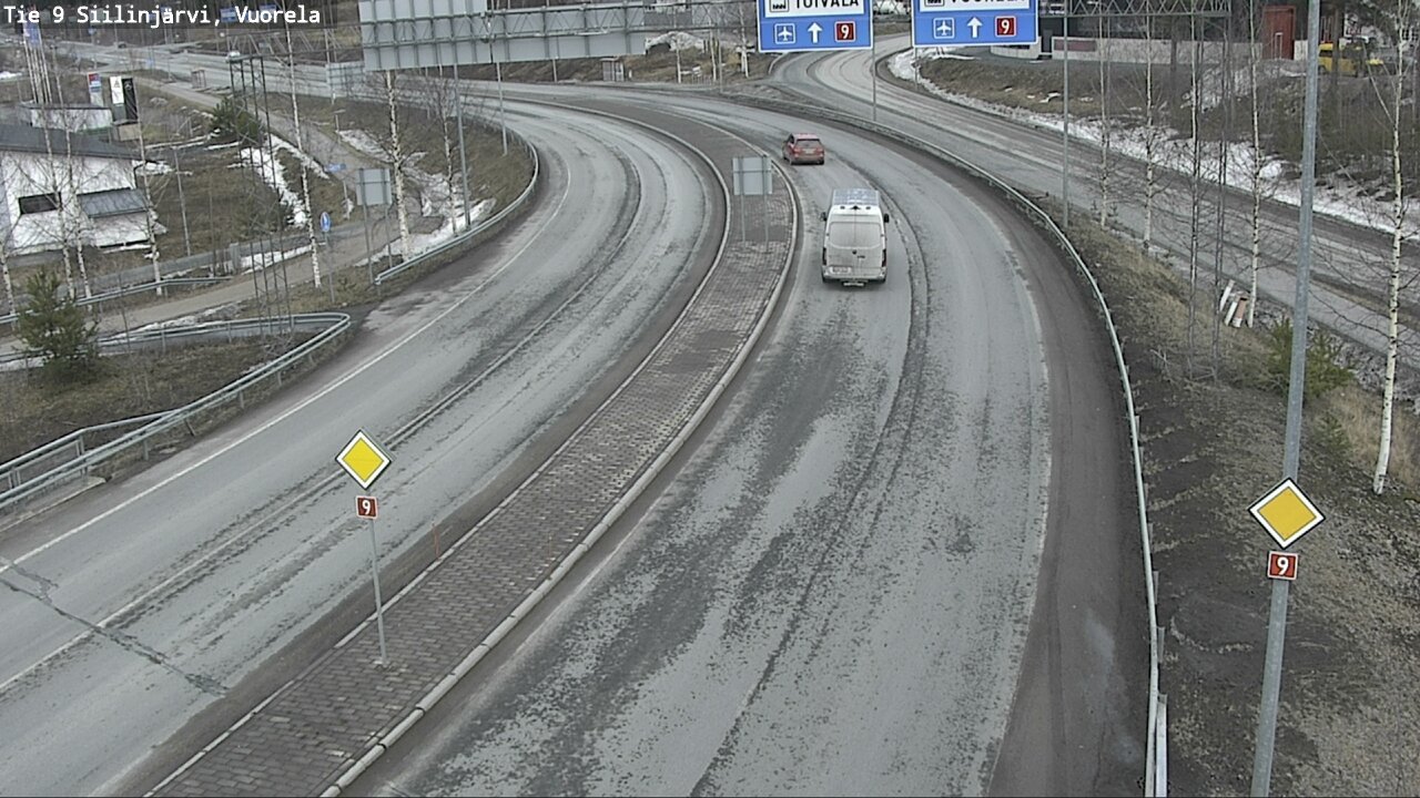 Weather Camera Image Road 9 Siilinjärvi, Vuorela, Siilinjärvi, Pohjois-Savo