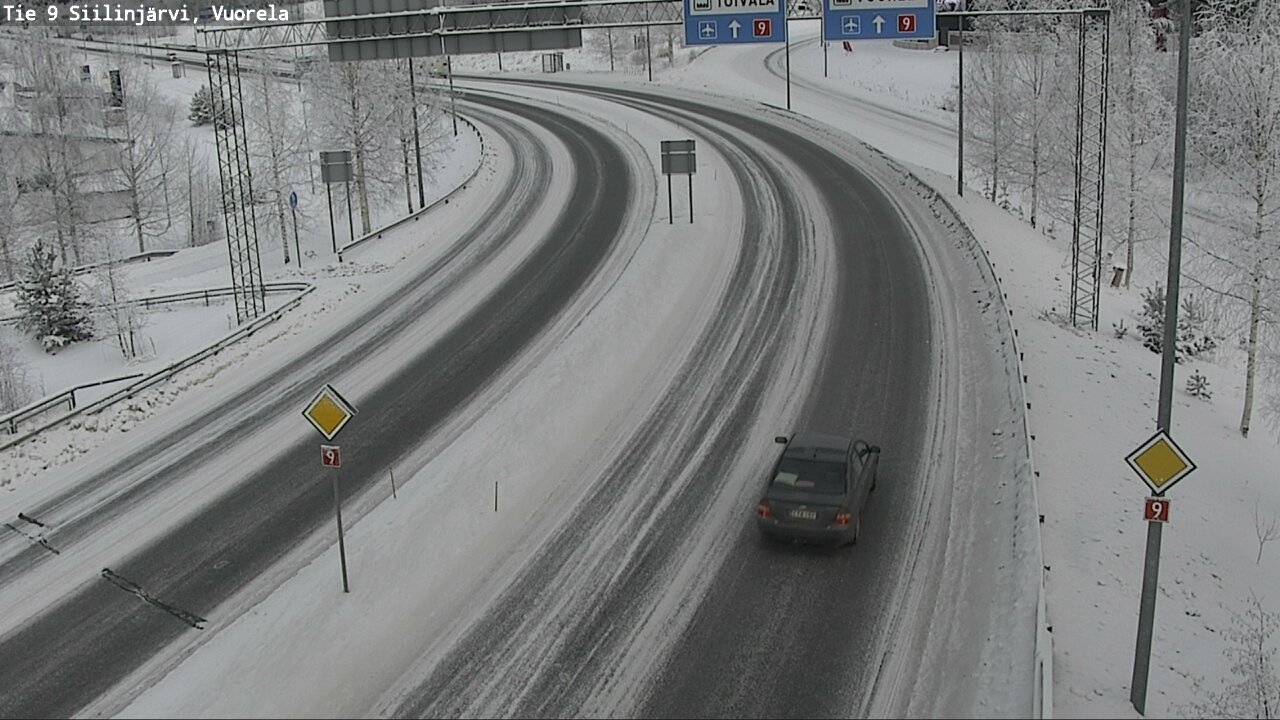 Weather Camera Image Väg 9 Siilinjärvi, Vuorela, Siilinjärvi, Pohjois-Savo