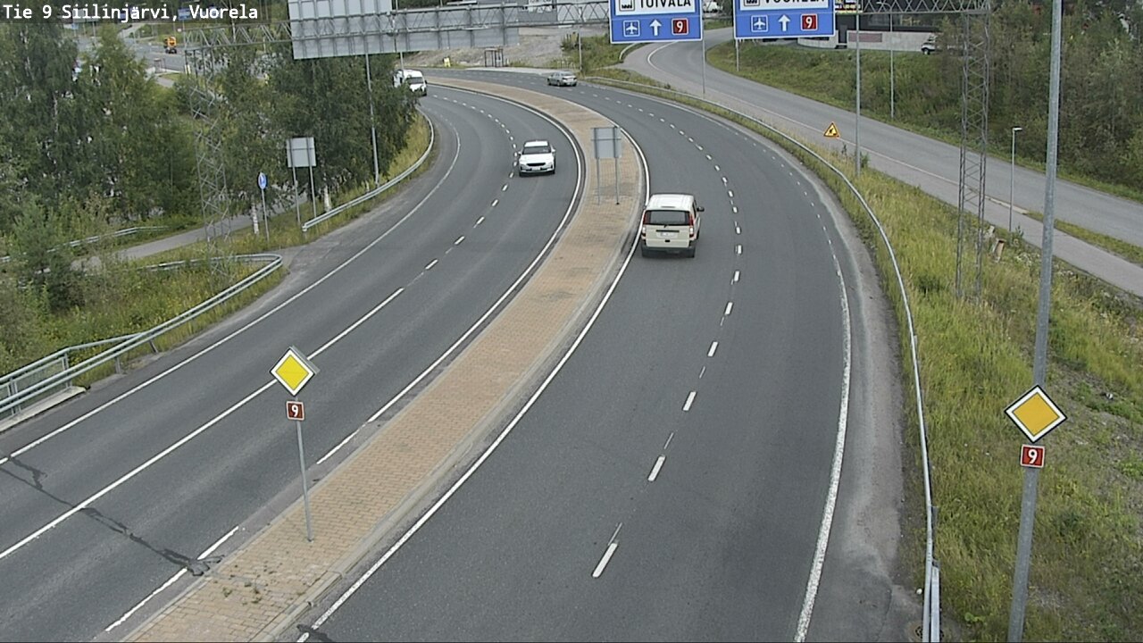 Weather Camera Image Road 9 Siilinjärvi, Vuorela, Siilinjärvi, Pohjois-Savo