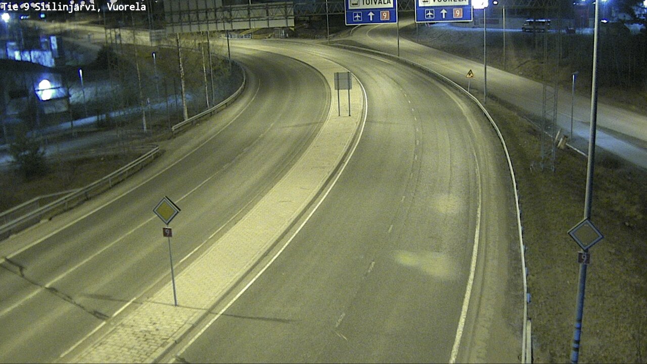 Weather Camera Image Väg 9 Siilinjärvi, Vuorela, Siilinjärvi, Pohjois-Savo
