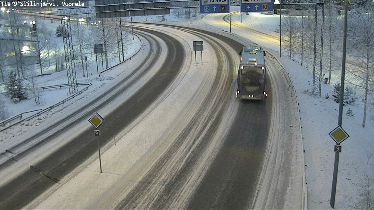 Weather Camera Image Väg 9 Siilinjärvi, Vuorela, Siilinjärvi, Pohjois-Savo