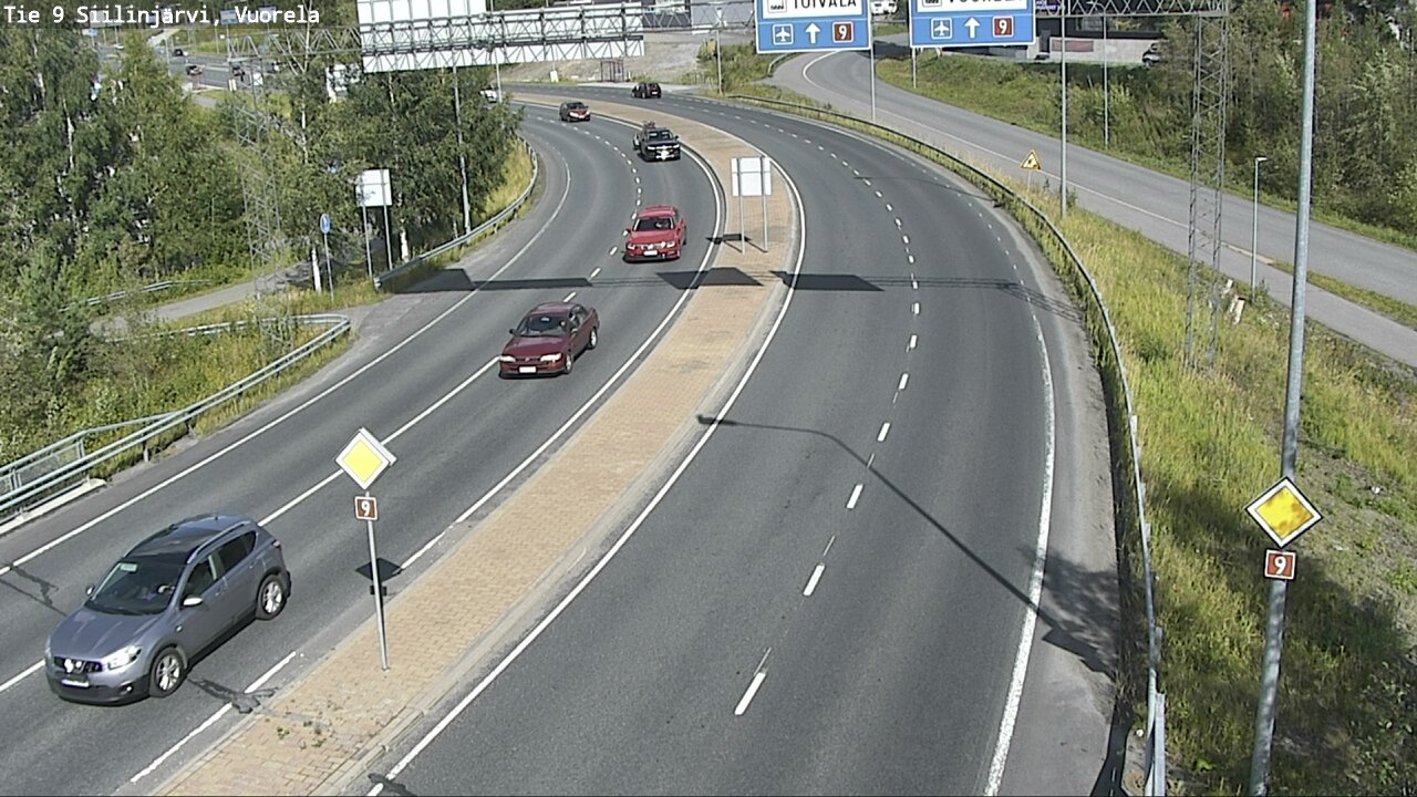 Weather Camera Image Väg 9 Siilinjärvi, Vuorela, Siilinjärvi, Pohjois-Savo