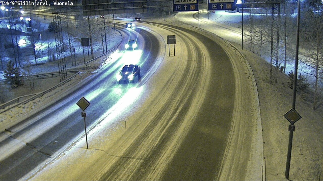 Weather Camera Image Väg 9 Siilinjärvi, Vuorela, Siilinjärvi, Pohjois-Savo