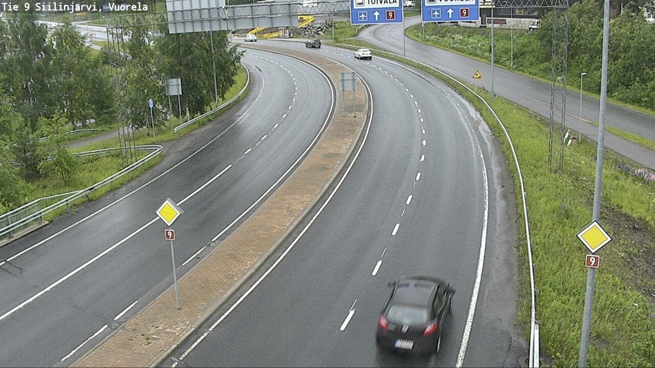 Weather Camera Image Väg 9 Siilinjärvi, Vuorela, Siilinjärvi, Pohjois-Savo