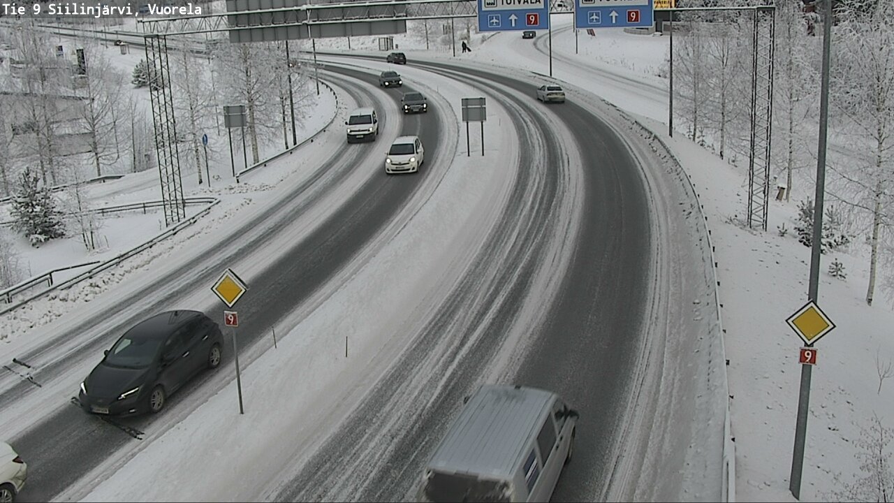 Weather Camera Image Väg 9 Siilinjärvi, Vuorela, Siilinjärvi, Pohjois-Savo