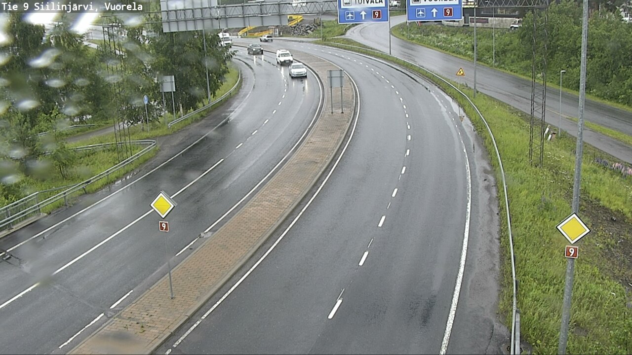 Weather Camera Image Väg 9 Siilinjärvi, Vuorela, Siilinjärvi, Pohjois-Savo