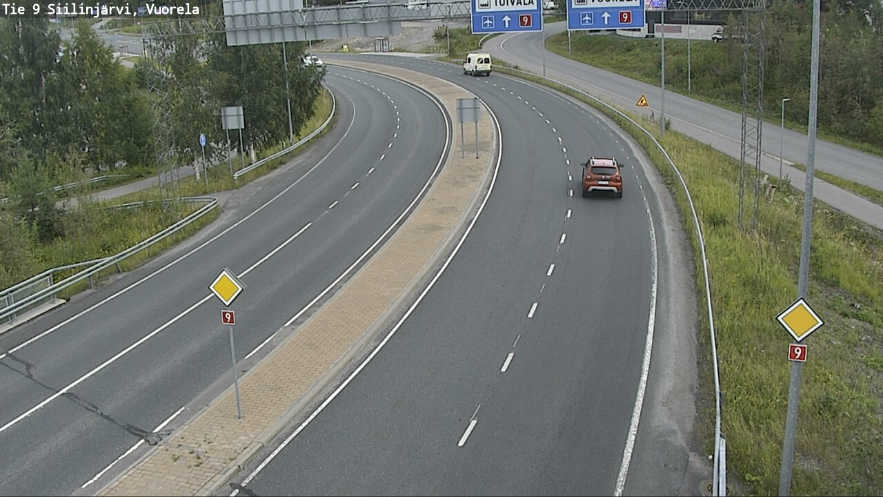 Weather Camera Image Road 9 Siilinjärvi, Vuorela, Siilinjärvi, Pohjois-Savo