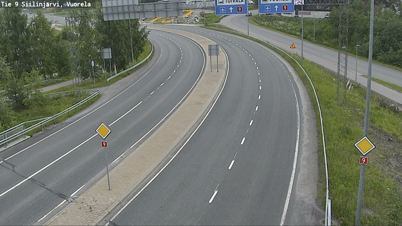 Weather Camera Image Road 9 Siilinjärvi, Vuorela, Siilinjärvi, Pohjois-Savo