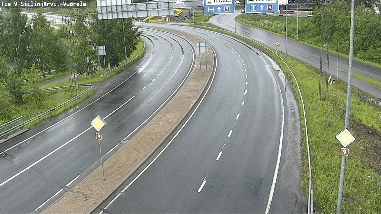 Weather Camera Image Väg 9 Siilinjärvi, Vuorela, Siilinjärvi, Pohjois-Savo