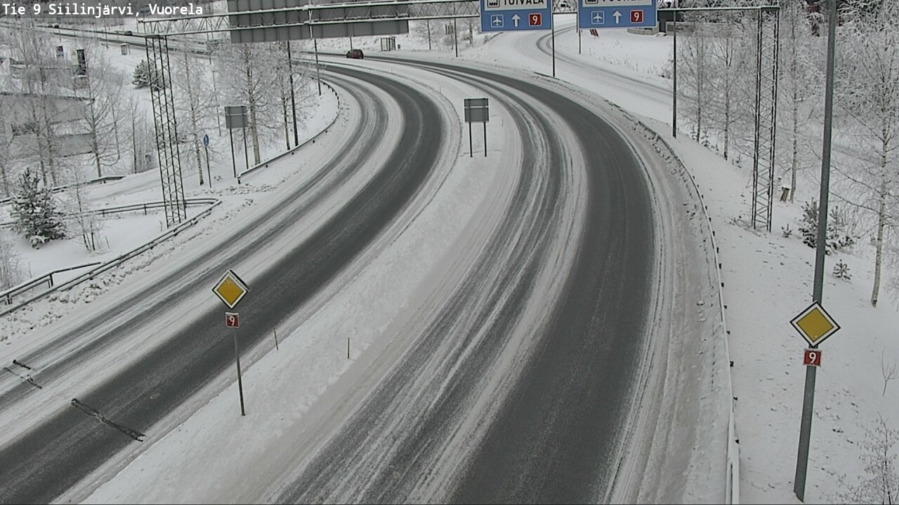 Weather Camera Image Väg 9 Siilinjärvi, Vuorela, Siilinjärvi, Pohjois-Savo