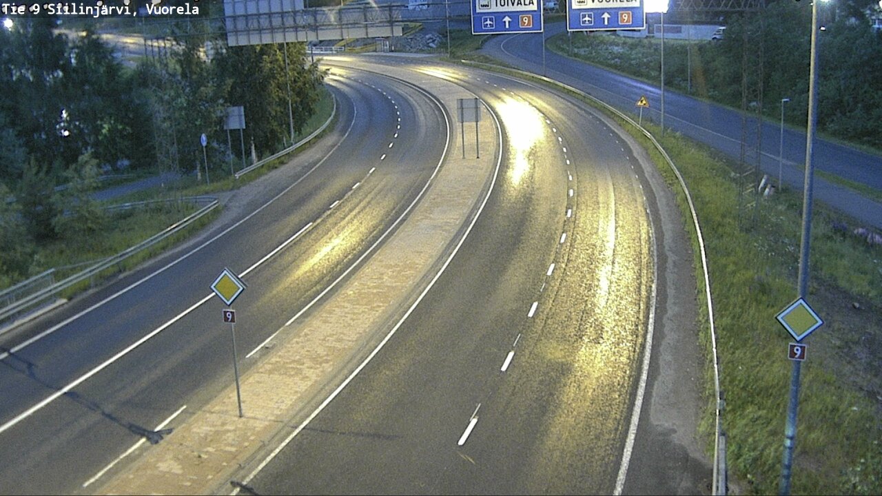 Weather Camera Image Road 9 Siilinjärvi, Vuorela, Siilinjärvi, Pohjois-Savo