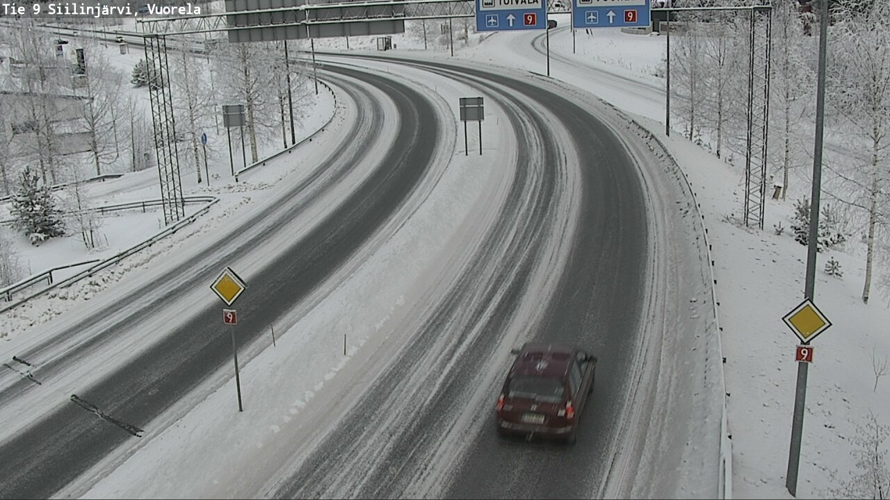 Weather Camera Image Väg 9 Siilinjärvi, Vuorela, Siilinjärvi, Pohjois-Savo