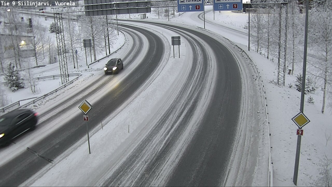 Weather Camera Image Väg 9 Siilinjärvi, Vuorela, Siilinjärvi, Pohjois-Savo