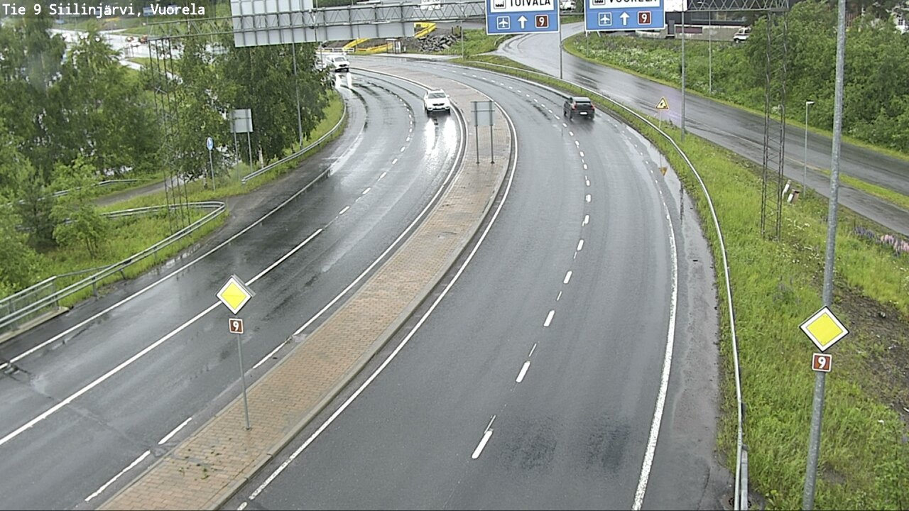 Weather Camera Image Road 9 Siilinjärvi, Vuorela, Siilinjärvi, Pohjois-Savo