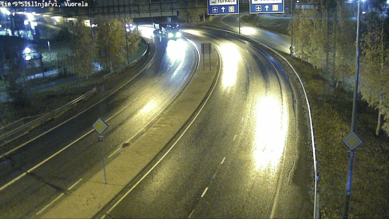 Weather Camera Image Väg 9 Siilinjärvi, Vuorela, Siilinjärvi, Pohjois-Savo