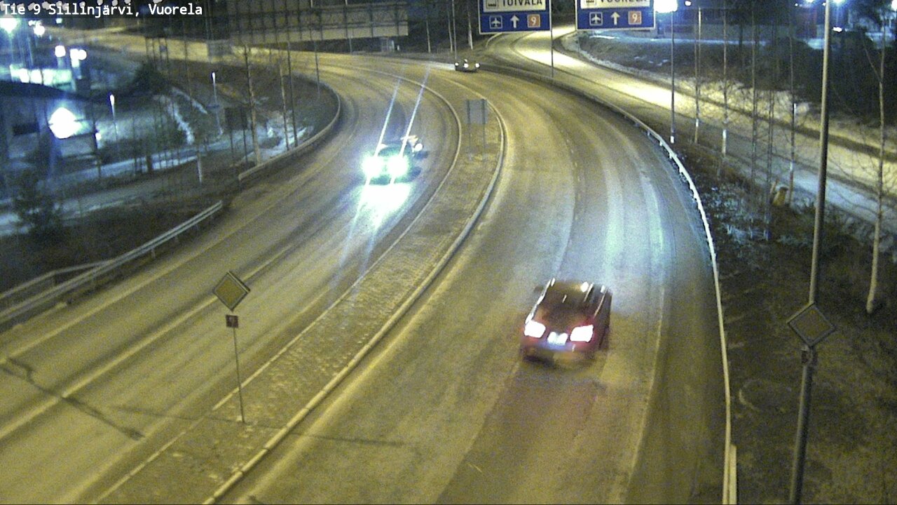 Weather Camera Image Väg 9 Siilinjärvi, Vuorela, Siilinjärvi, Pohjois-Savo