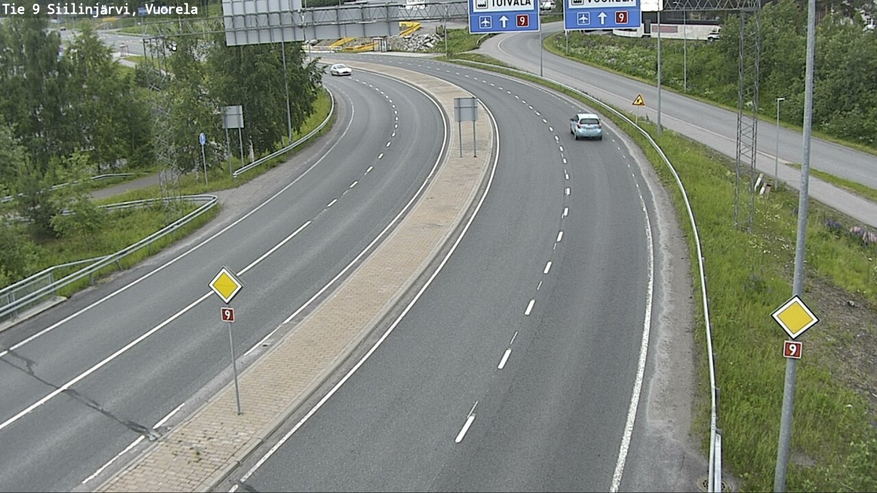 Weather Camera Image Road 9 Siilinjärvi, Vuorela, Siilinjärvi, Pohjois-Savo
