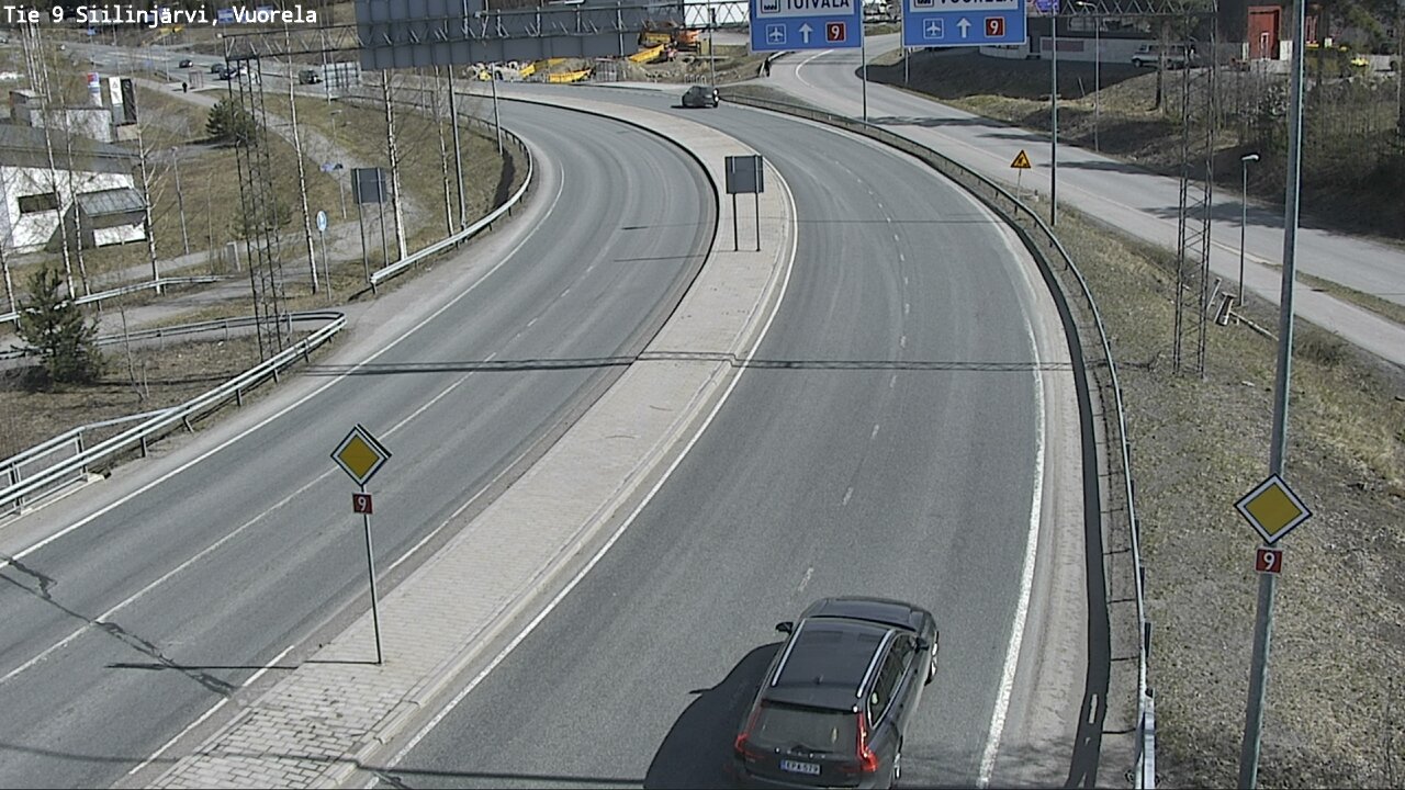 Weather Camera Image Väg 9 Siilinjärvi, Vuorela, Siilinjärvi, Pohjois-Savo
