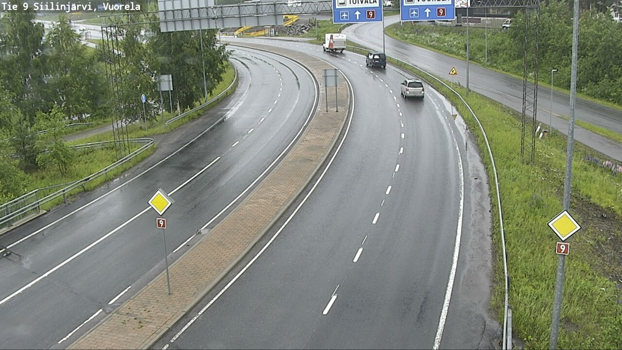 Weather Camera Image Väg 9 Siilinjärvi, Vuorela, Siilinjärvi, Pohjois-Savo