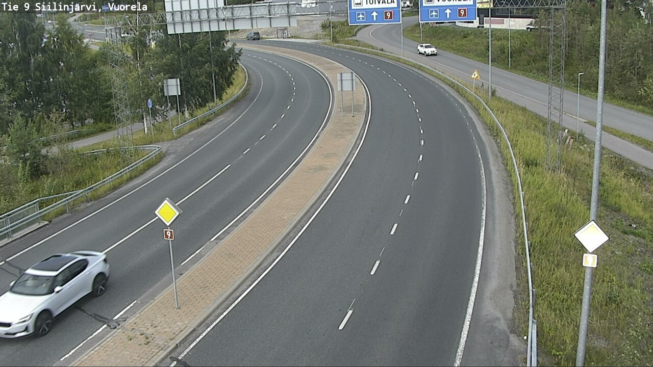 Weather Camera Image Väg 9 Siilinjärvi, Vuorela, Siilinjärvi, Pohjois-Savo