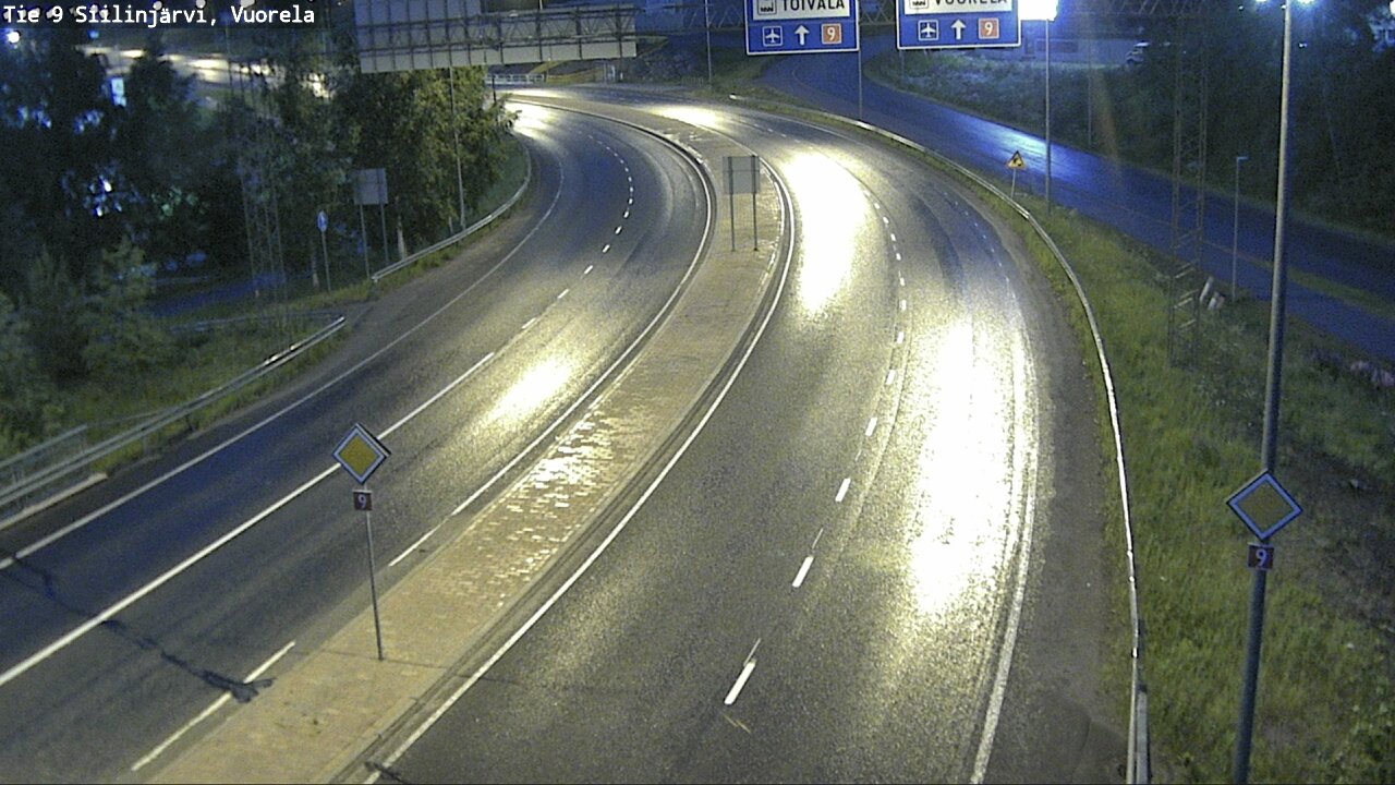 Weather Camera Image Road 9 Siilinjärvi, Vuorela, Siilinjärvi, Pohjois-Savo