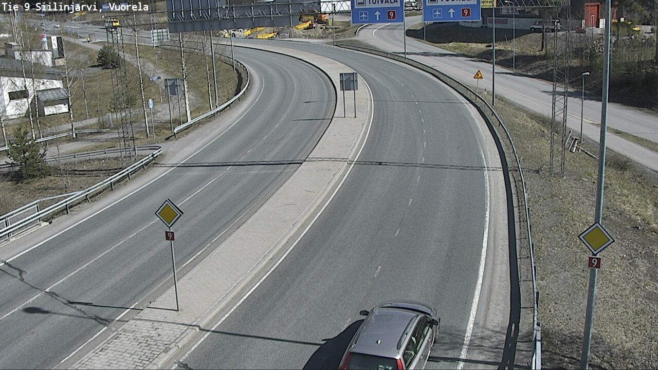 Weather Camera Image Väg 9 Siilinjärvi, Vuorela, Siilinjärvi, Pohjois-Savo