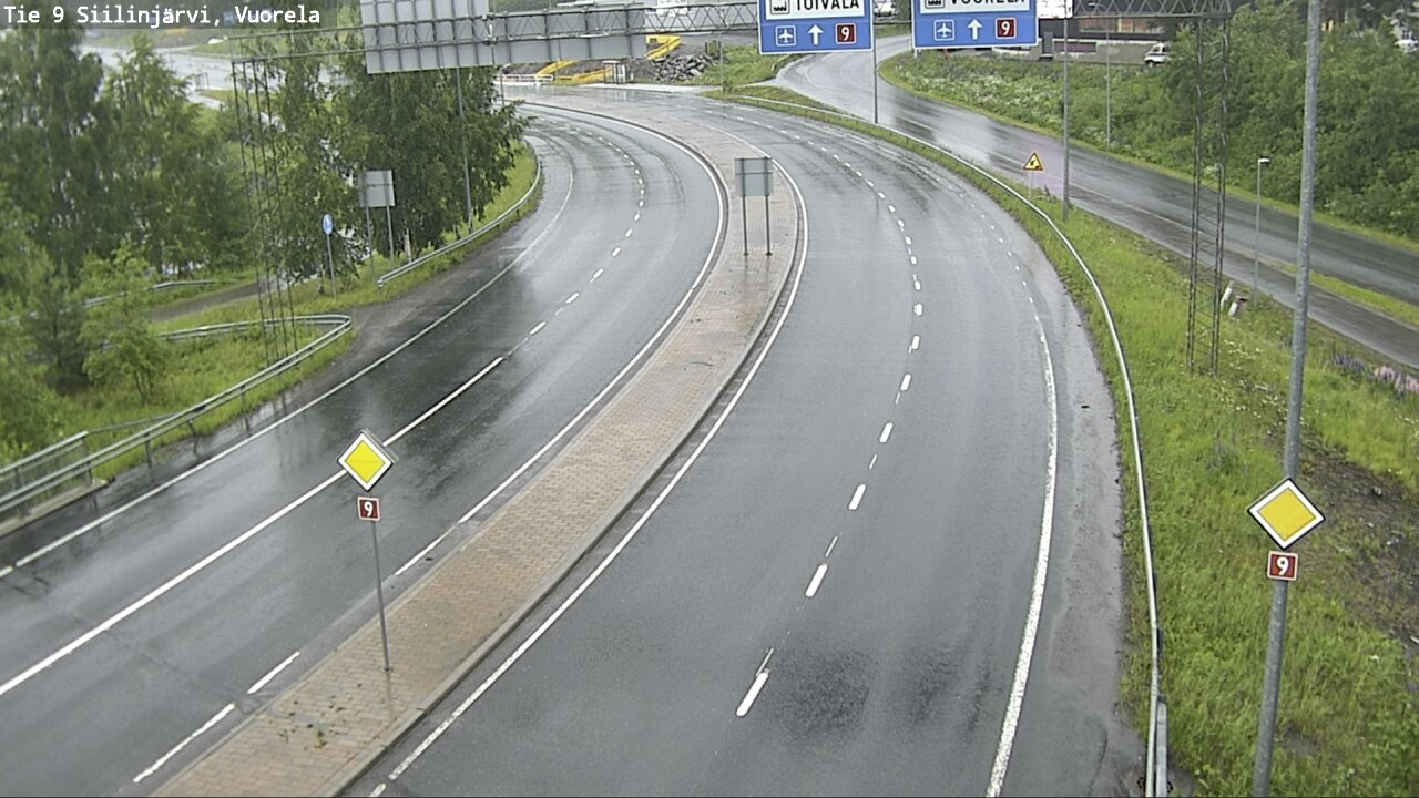 Weather Camera Image Road 9 Siilinjärvi, Vuorela, Siilinjärvi, Pohjois-Savo