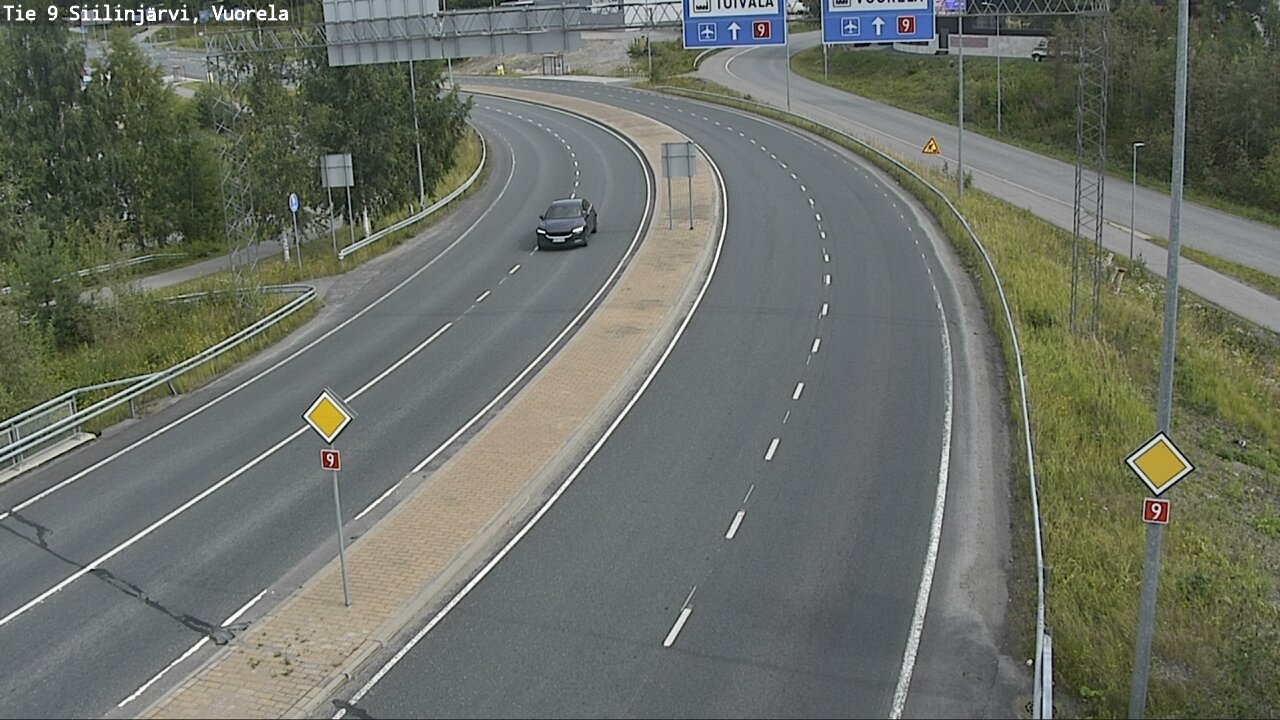 Weather Camera Image Road 9 Siilinjärvi, Vuorela, Siilinjärvi, Pohjois-Savo