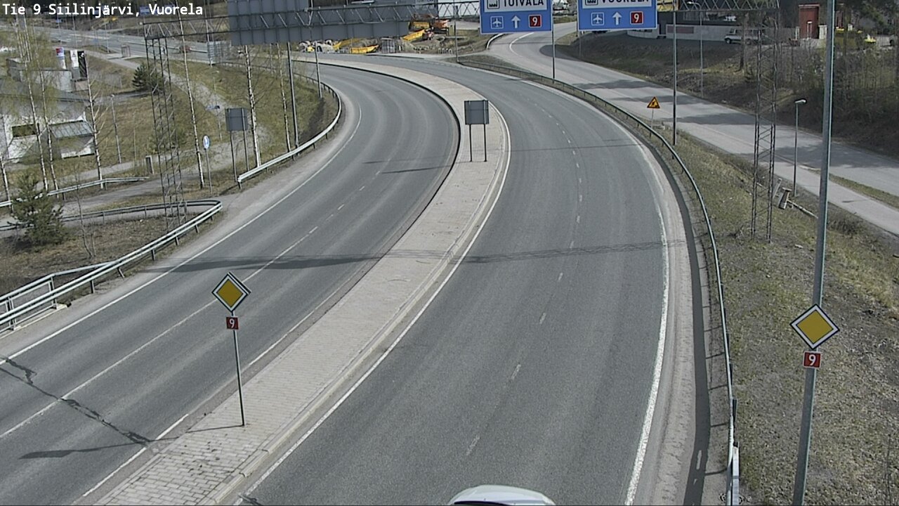 Weather Camera Image Road 9 Siilinjärvi, Vuorela, Siilinjärvi, Pohjois-Savo