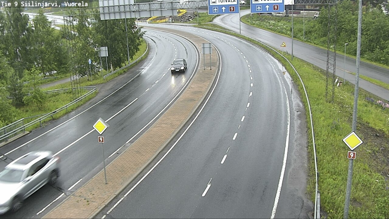 Weather Camera Image Väg 9 Siilinjärvi, Vuorela, Siilinjärvi, Pohjois-Savo