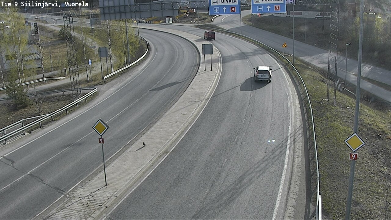 Weather Camera Image Road 9 Siilinjärvi, Vuorela, Siilinjärvi, Pohjois-Savo